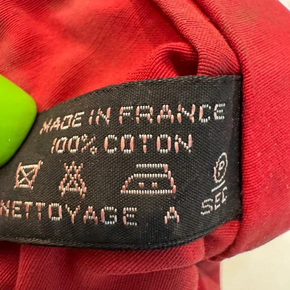 Authentic Hermès Red Toiletry Bag